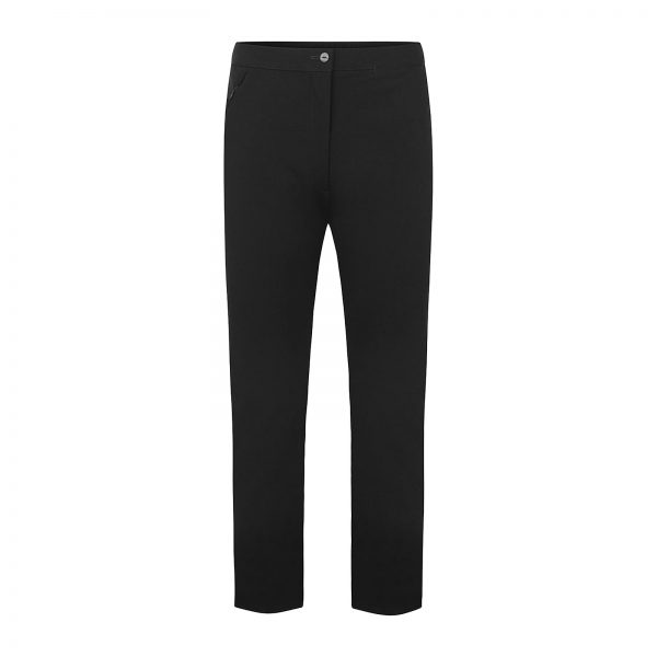 TrousersGirlsSlimFitBlackFront